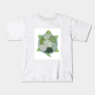 Key Lime Turtle Kids T-Shirt